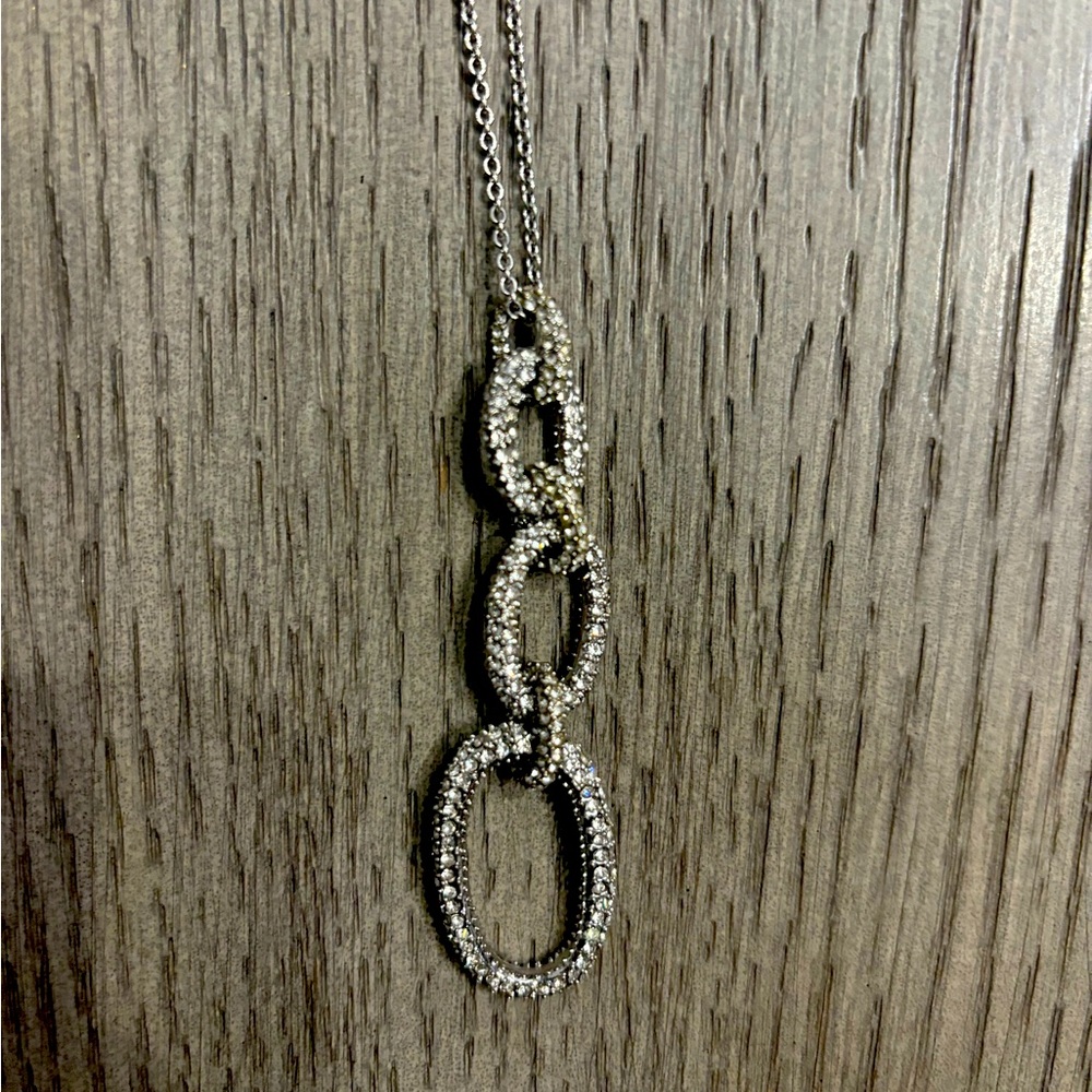 Loft long rhinestone Necklace
